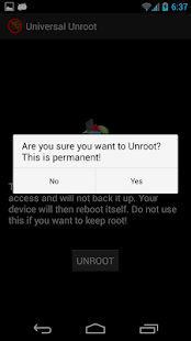  Universal Unroot   -  