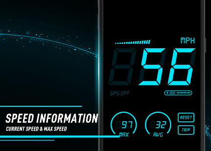  Hud Speedometer - Car Speed Limit App with GPS   -  