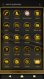  Carbon Gold For XPERIA   -  