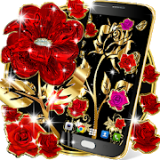 Программа Золотые розы живые обои на Андроид - Новый APK