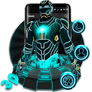 Программа Тема 3D Neon Hero на Андроид - Обновленная версия