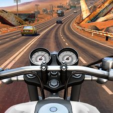 Взломанная Moto Rider GO: Highway Traffic на Андроид  - Бесконечные деньги