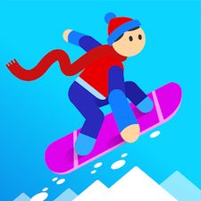 Взломанная Ketchapp Winter Sports на Андроид - Бесконечные монеты