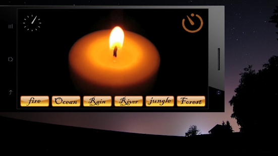 Программа Ночная свеча : расслабление, сон, медитация на Андроид - Полная версия