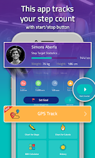 Программа Шагомер и счетчик шагов: - Приложение для фитнеса на Андроид - Полная версия