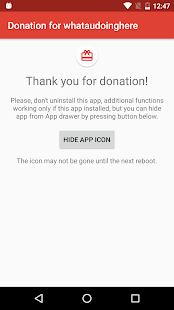 Программа Пожертвование для whataudoighere на Андроид - Открыто все