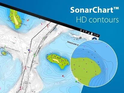 Программа Boating HD Marine & Lakes на Андроид - Полная версия