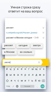 Программа Яндекс.Браузер — с Алисой на Андроид - Открыто все