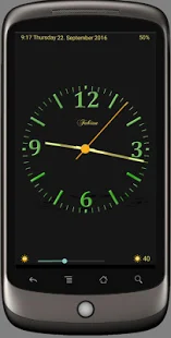 Программа Aналоговые ночные часы на Андроид - Полная версия