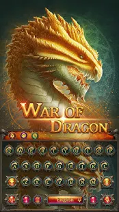 Программа War of dragon godzilla Keyboard на Андроид - Открыто все