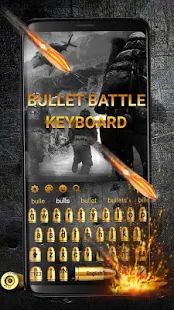 Программа Gunnery Bullet Battle Keyboard Theme на Андроид - Открыто все