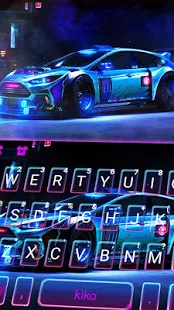 Программа тема для клавиатуры Racing Sports Car на Андроид - Полная версия