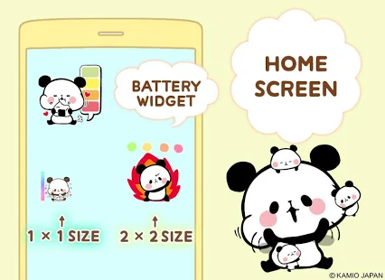 Программа Mochimochipanda Battery Widget на Андроид - Полная версия