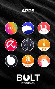 Программа BOLT Icon Pack на Андроид - Обновленная версия