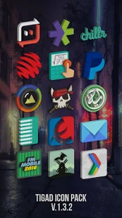Программа Tigad Pro Icon Pack на Андроид - Полная версия