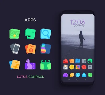 Программа Lotus Icon Pack на Андроид - Полная версия