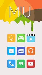 Программа Miu - MIUI 10 Style Icon Pack на Андроид - Открыто все