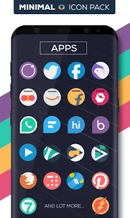 Программа Minimal O - Icon Pack на Андроид - Открыто все