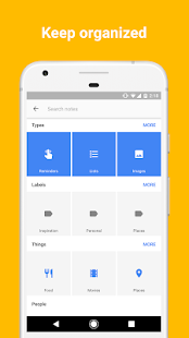 Программа Google Keep  на Андроид - Открыто все