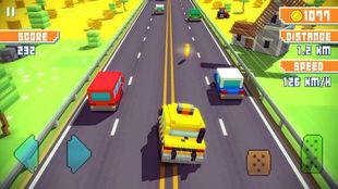  Blocky Highway: Traffic Racing     -  