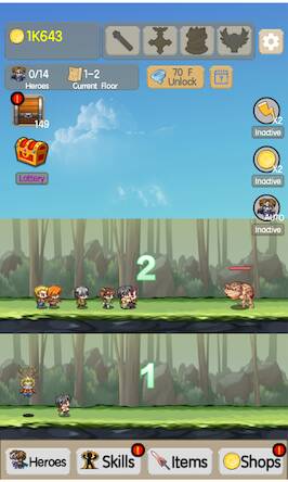  Idle Tower:Endless Heroes   -  