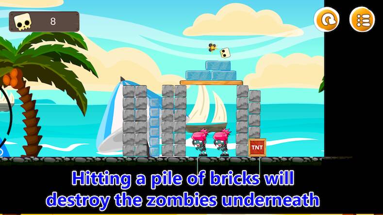  Zombie Tower: Catapult Defense   -  