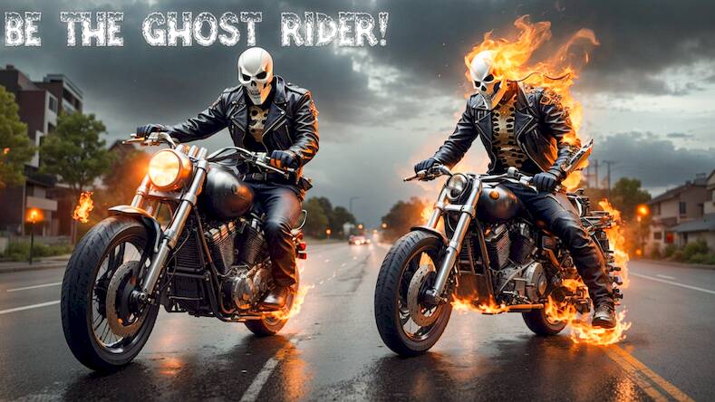  Ghost Rider 3D - Ghost Game   -  