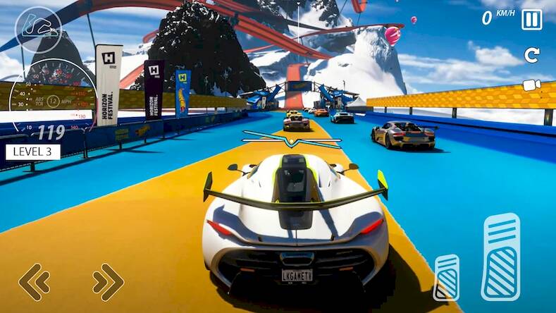  Car Stunt Race Game: Mega Ramp   -  