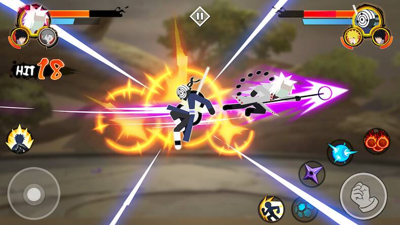 Stickman Ninja - 3v3 Battle   -  