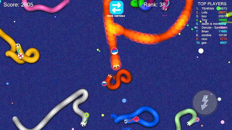  Worms Snake Zone Battle .io   -  