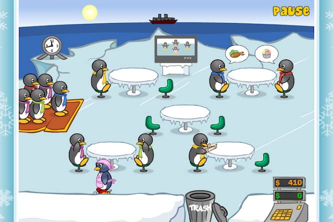  Penguin Diner: Restaurant Dash   -  