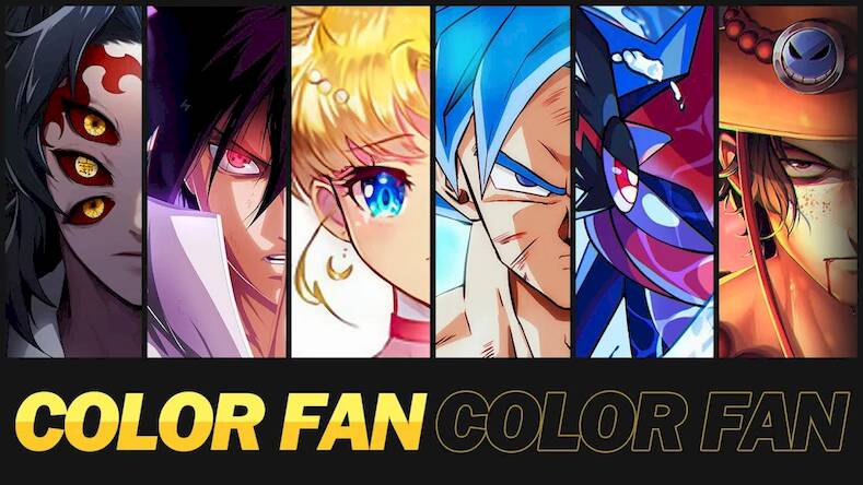  Color Fan - Color By Number   -  