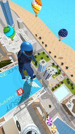  Base Jump Wing Suit Flying   -  