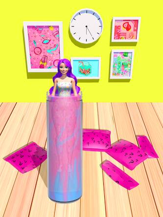  Color Reveal Suprise Doll Game   -  