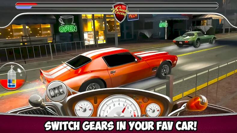  Classic Drag Racing Car Game   -  