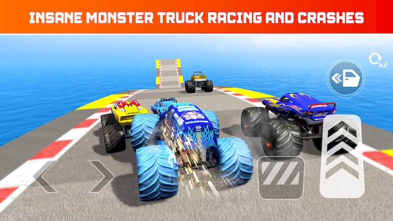  Car Games: Monster Truck Stunt   -  