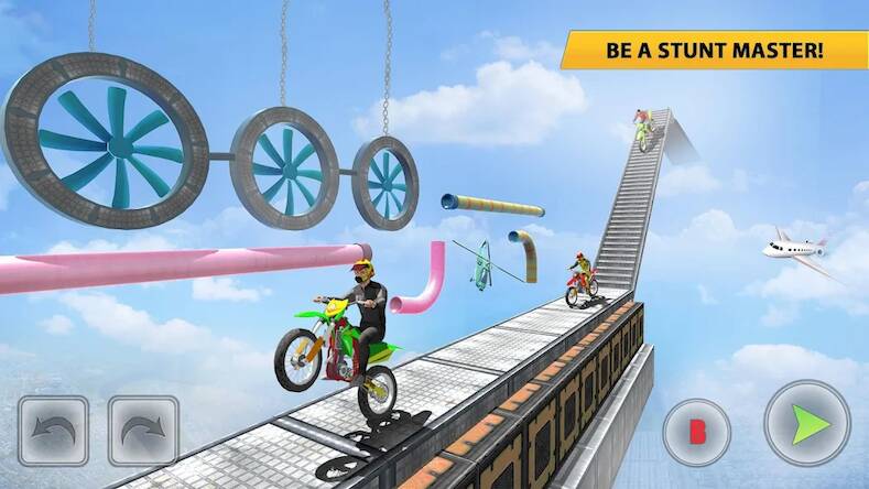  Bike Stunt Race 3D: Bike Games   -  