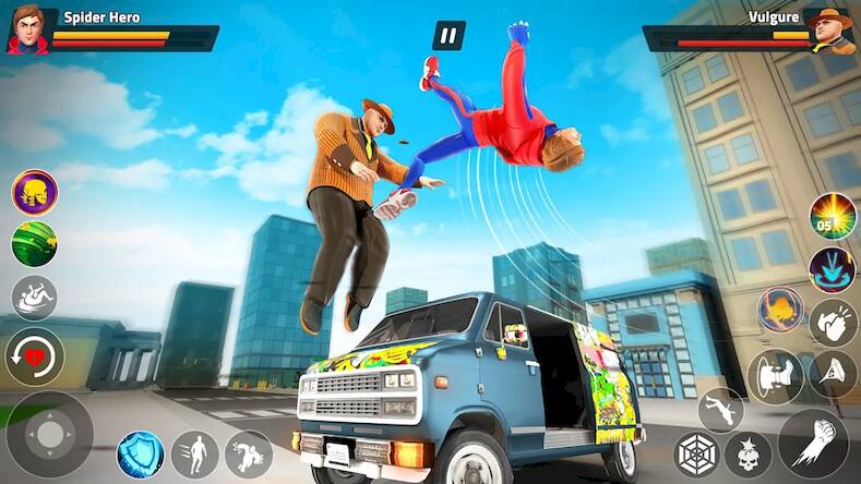  Spider Rope Hero: Gang War   -  