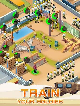  Army Tycoon : Idle Base   -  