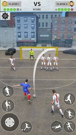  Street Football Kick Games   -  