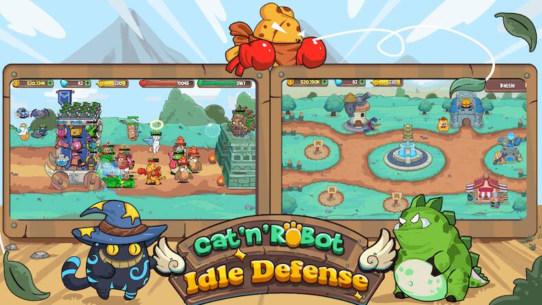  CatTower Idle TD: Battle Arena   -  