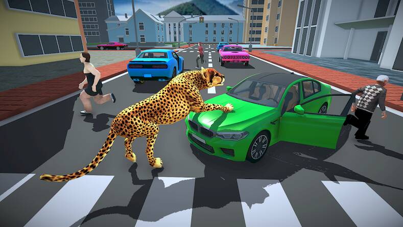  Lion Cheetah Family Simulator   -  