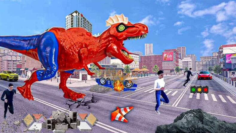 Extreme City Dinosaur Smasher   -  