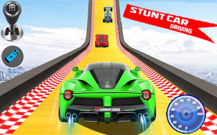  Car stunt driving game 3d race   -  