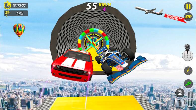  Car stunt driving game 3d race   -  