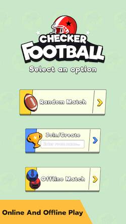  Checker Football   -  