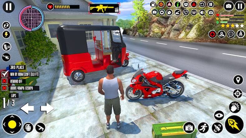  Tuk Tuk Auto Rickshaw Games 3D   -  