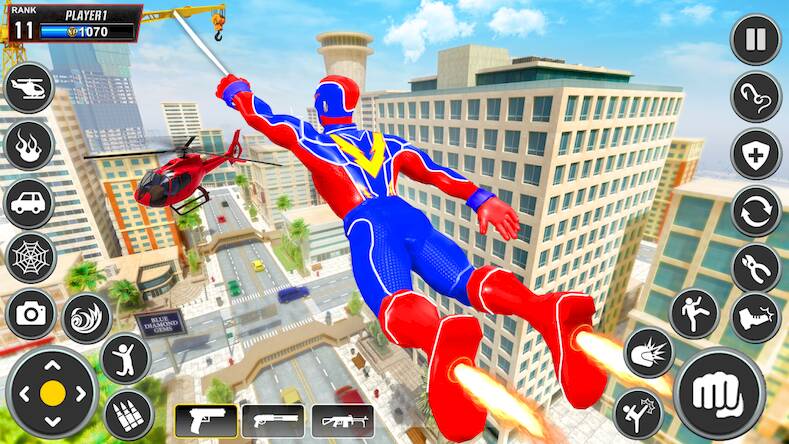  Spider Rope Hero: Superhero   -  