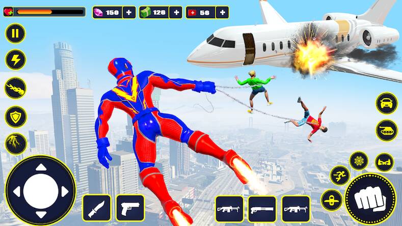  Spider Rope Hero: Superhero   -  