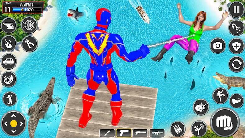  Spider Rope Hero: Superhero   -  